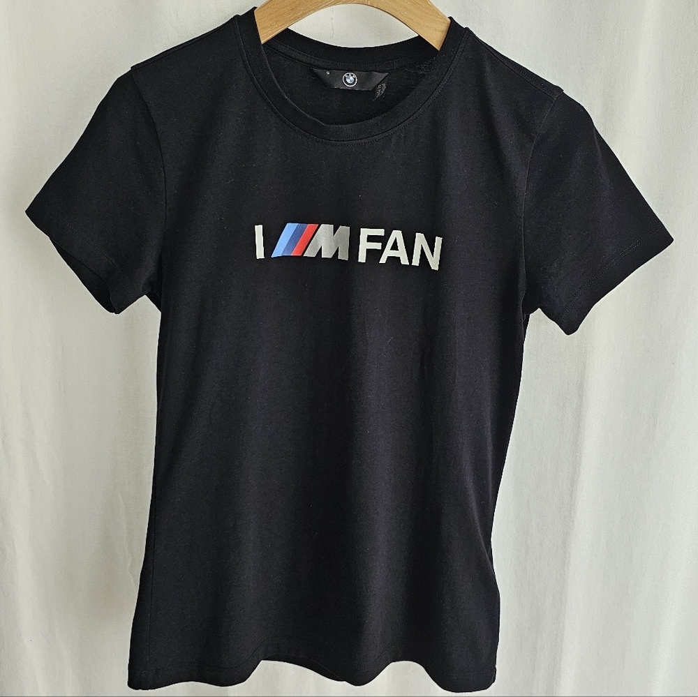 🇩🇪 BMW IM FAN Black Graphic T-Shirt - Picture 3 of 12